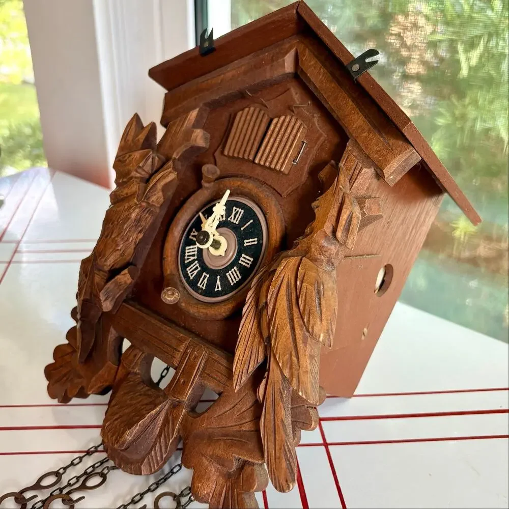 Vintage Lador Edelweiss 2866 Swiss Cuckoo Clock Parts Repair Restoration